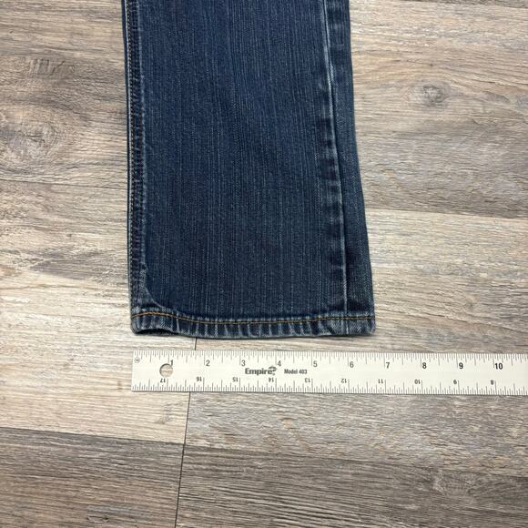 American Eagle Outfitters Dark Wash Blue Mens 31x30 Slim Fit Stretch Denim Jeans - Picture 12 of 12